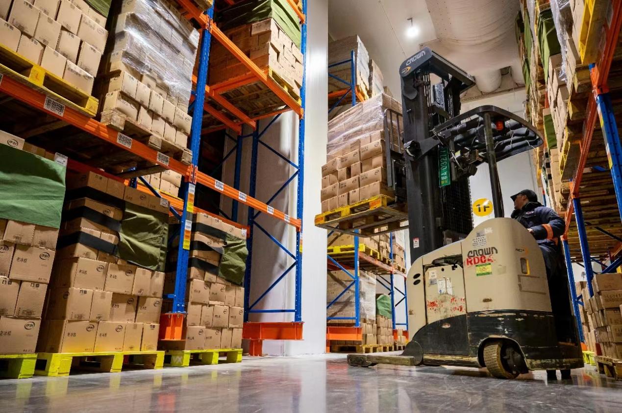 萬(wàn)緯冷鏈南寧園區(qū)。 人民網(wǎng) 嚴(yán)立政攝