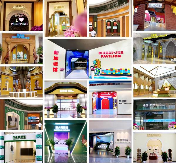 中國(guó)—東盟特色商品匯聚中心展館一覽。 中新物流園供圖