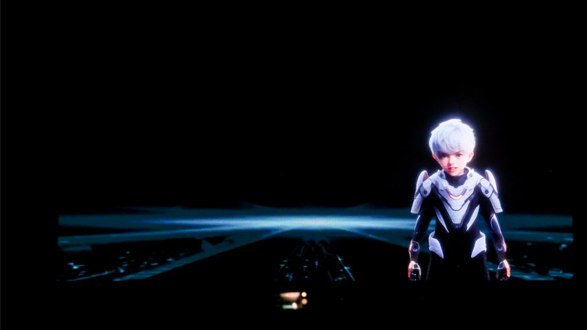 人民網(wǎng)原創(chuàng)虛擬主持人白澤。主辦方供圖