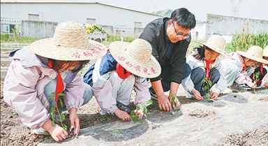 農(nóng)場(chǎng)裡的勞動(dòng)課